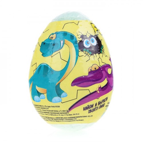 Детское бурлящее яйцо с растущим динозавром Funny dino 130 г